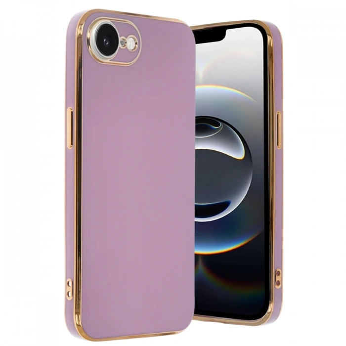 Apple iPhone 16E Uyumlu Kılıf Volet Silikon - Mor