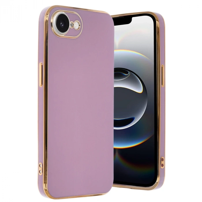 Apple iPhone 16E Uyumlu Kılıf Volet Silikon - Mor