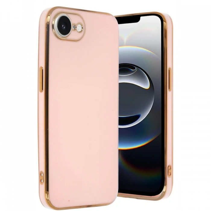 Apple iPhone 16E Uyumlu Kılıf Volet Silikon - Pembe