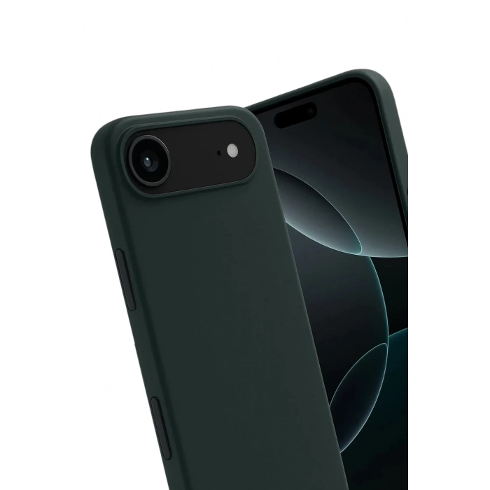 Apple iPhone 17 Air First Silikon - Koyu Yeşil