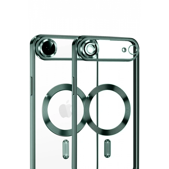 Apple iPhone 17 Air Kross Magneticsafe Kapak - Koyu Yeşil
