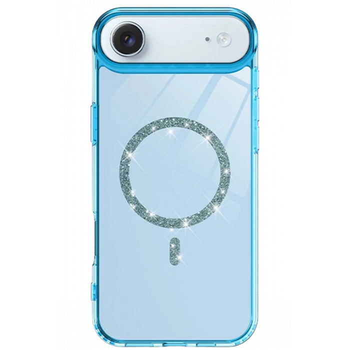 Apple iPhone 17 Air Live Diamond Magsafe Kapak - Mavi