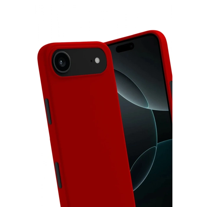 Apple iPhone 17 Air Uyumlu First Silikon - Kırmızı