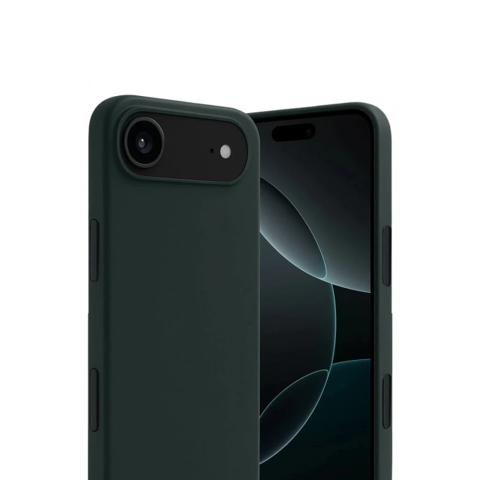 Apple iPhone 17 Air Uyumlu First Silikon - Koyu Yeşil