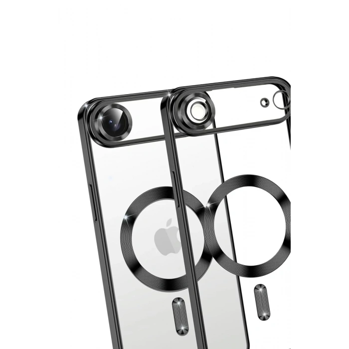 Apple iPhone 17 Air Uyumlu Kross Magneticsafe Kapak - Siyah
