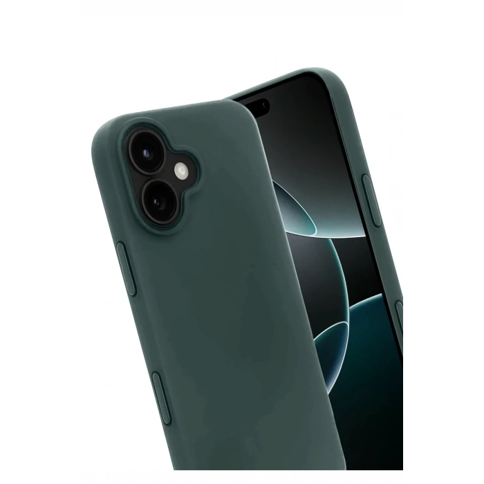 Apple iPhone 17 First Silikon - Koyu Yeşil