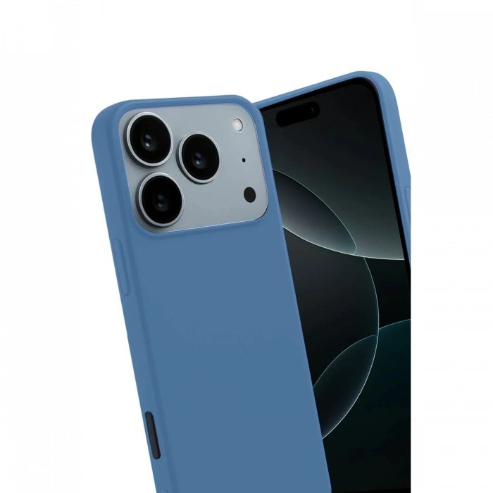 Apple iPhone 17 Pro Max/18 Pro Max First Silikon - Mavi