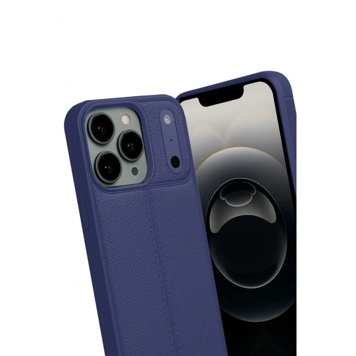 Apple iPhone 17 Pro Max Uyumlu Auto Focus Kapak - Lacivert