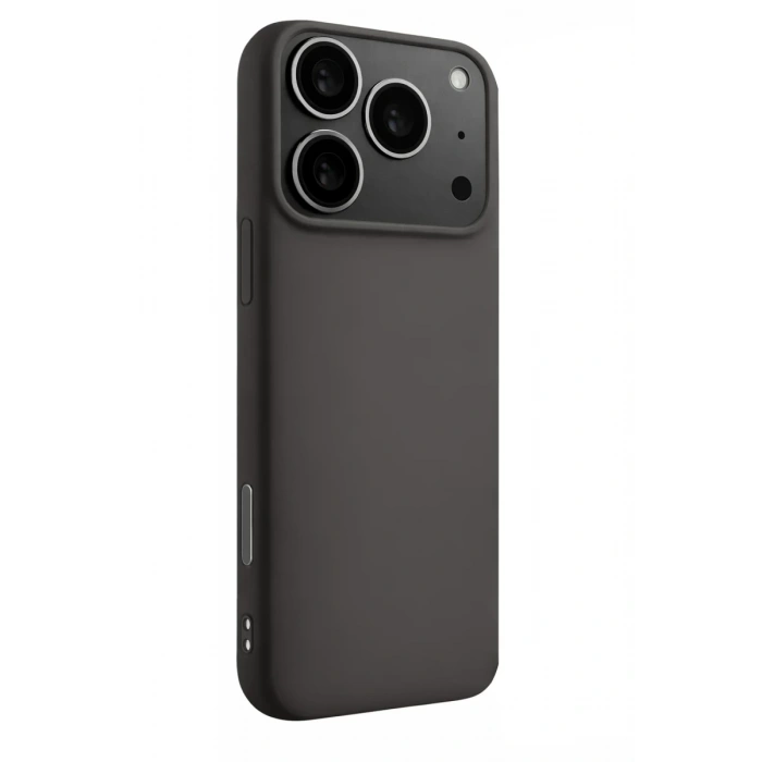 Apple iPhone 17 Pro Max Uyumlu Nano içi Kadife Silikon - Gri
