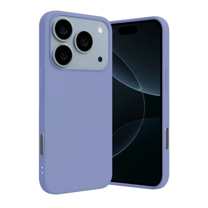 Apple iPhone 17 Pro Max Uyumlu Nano içi Kadife Silikon - Lila
