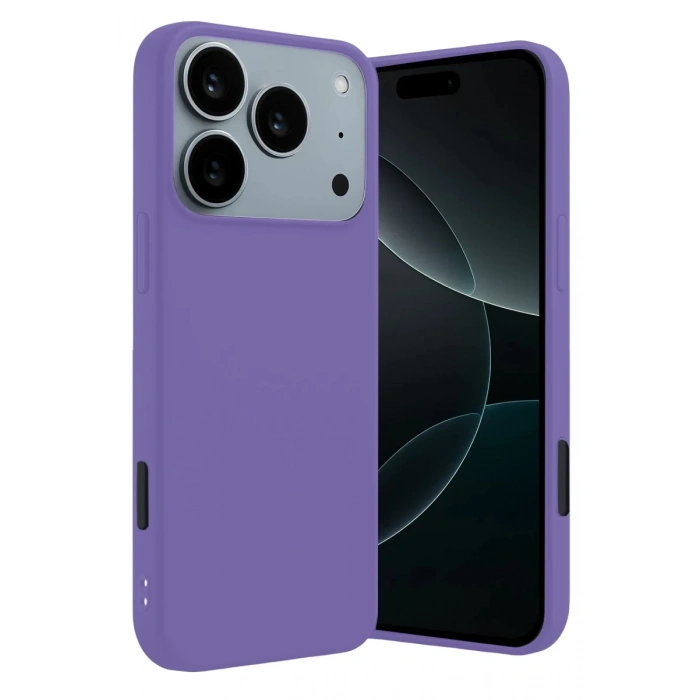 Apple iPhone 17 Pro Uyumlu First Silikon - Lila