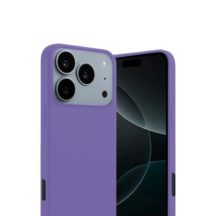 Apple iPhone 17 Pro Uyumlu First Silikon - Lila