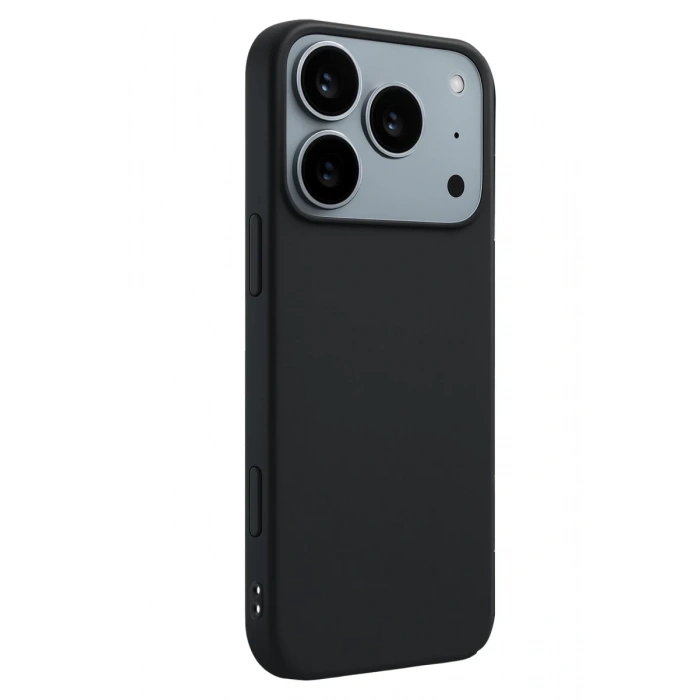 Apple iPhone 17 Pro Uyumlu First Silikon - Siyah