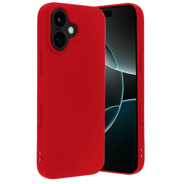 Apple iPhone 17 Uyumlu First Silikon - Kırmızı