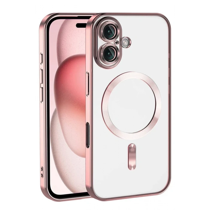 Apple iPhone 17 Uyumlu Kross Magneticsafe Kapak - Rose