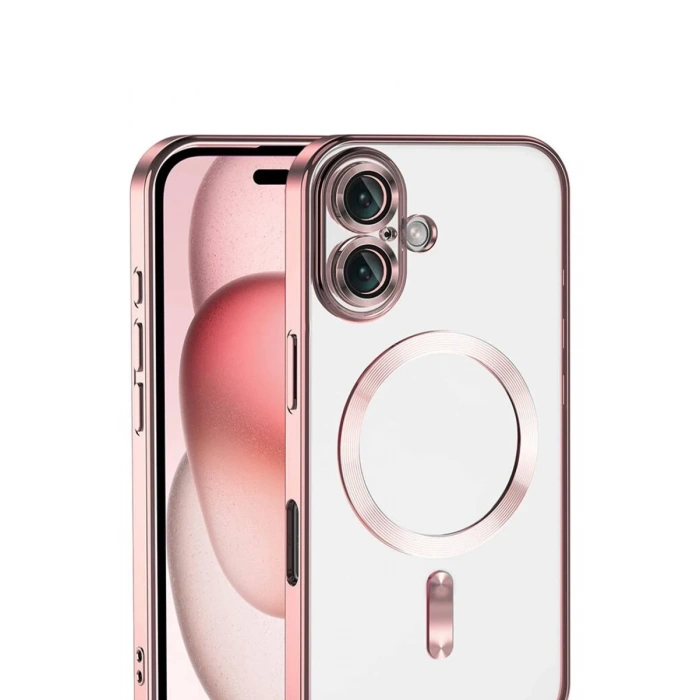 Apple iPhone 17 Uyumlu Kross Magneticsafe Kapak - Rose