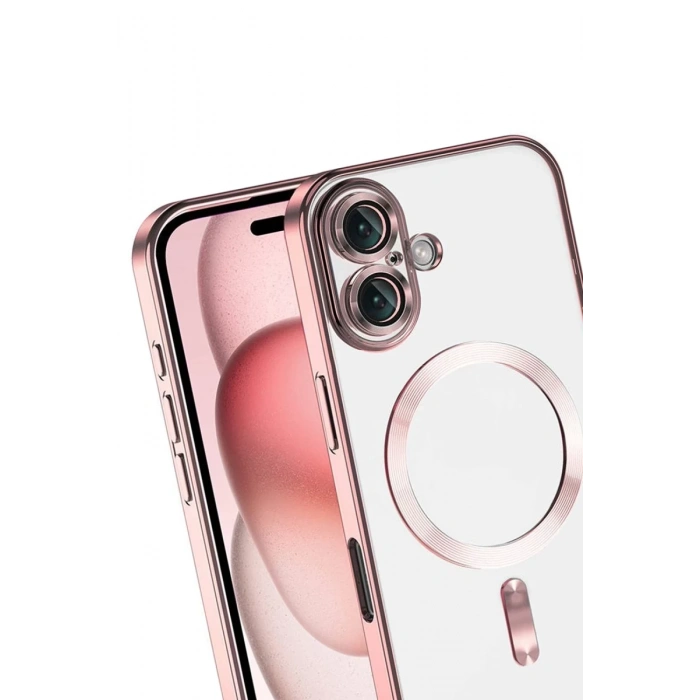 Apple iPhone 17 Uyumlu Kross Magneticsafe Kapak - Rose