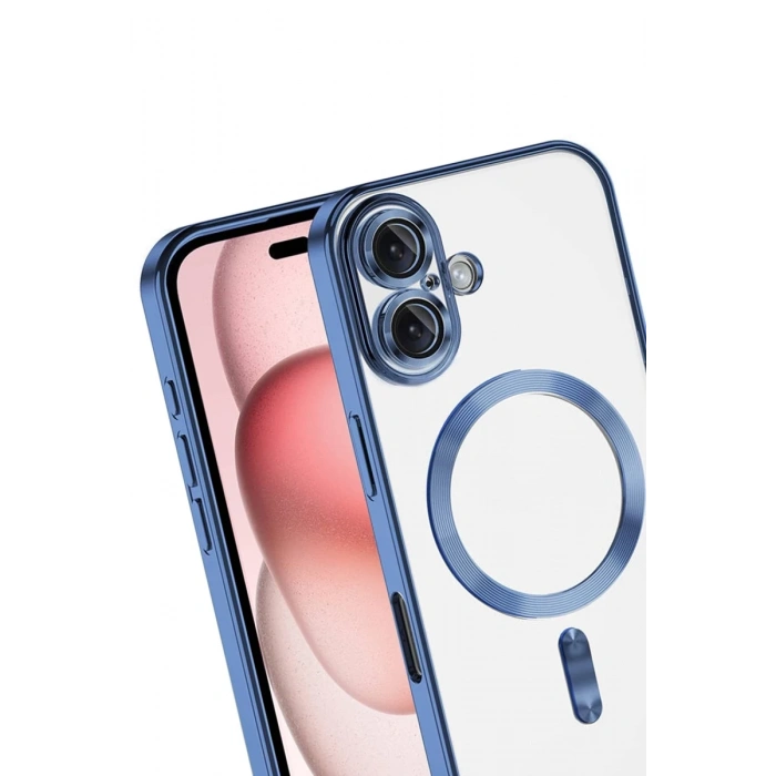 Apple iPhone 17 Uyumlu Kross Magneticsafe Kapak - Sierra Blue