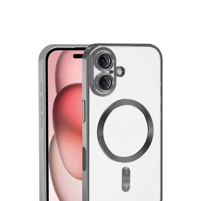 Apple iPhone 17 Uyumlu Kross Magneticsafe Kapak - Titan Gri