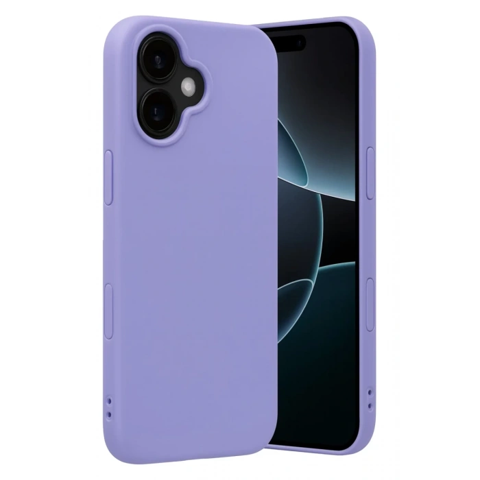 Apple iPhone 17 Uyumlu Nano içi Kadife Silikon - Lila