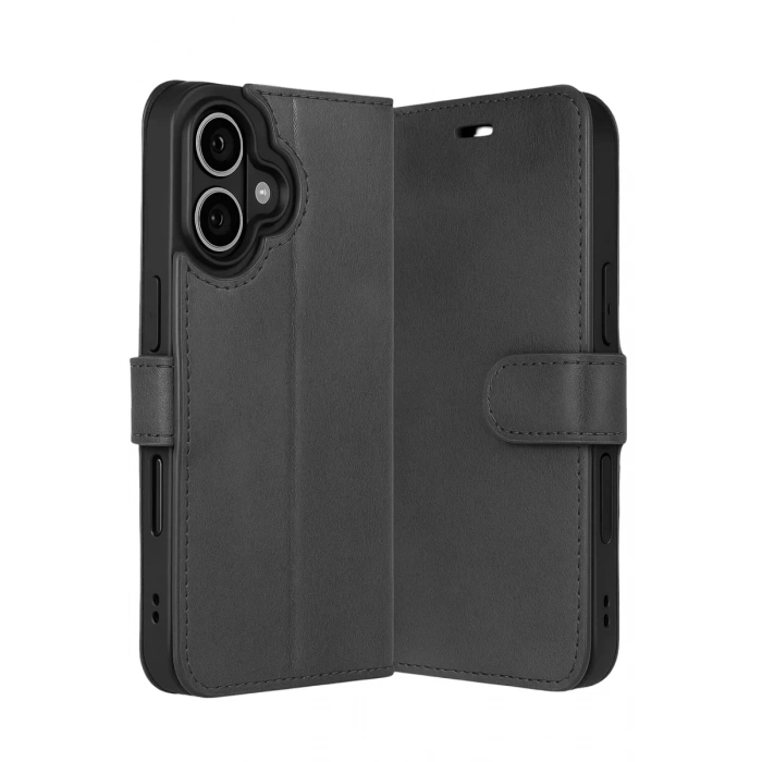 Apple iPhone 17 Uyumlu Trend S Plus Kapaklı Kılıf - Siyah