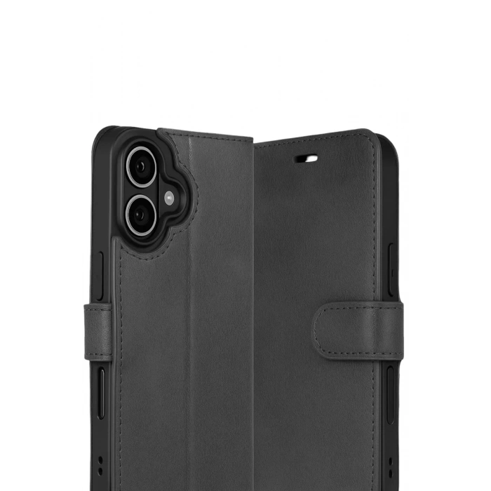 Apple iPhone 17 Uyumlu Trend S Plus Kapaklı Kılıf - Siyah