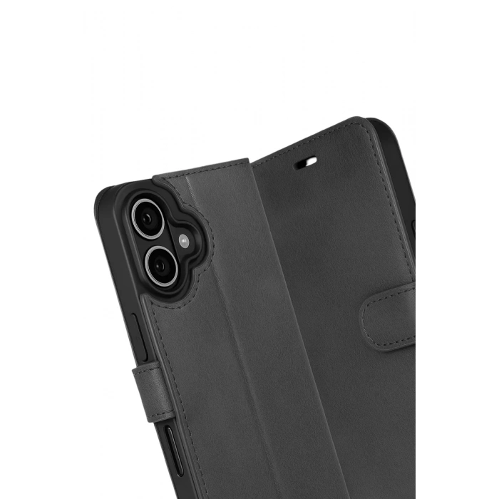 Apple iPhone 17 Uyumlu Trend S Plus Kapaklı Kılıf - Siyah