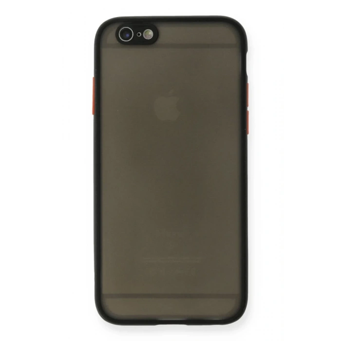 Apple iPhone 6 Uyumlu Kılıf Montreal Silikon Kapak - Siyah