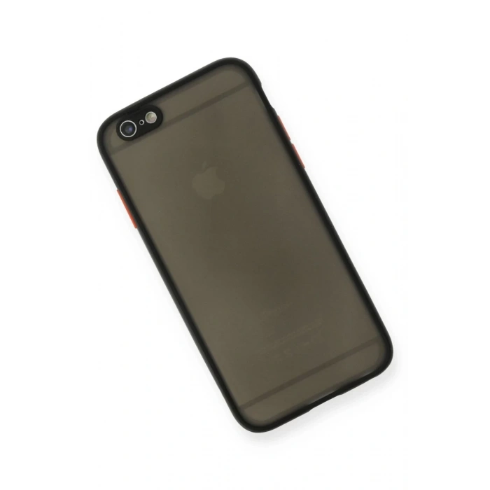 Apple iPhone 6 Uyumlu Kılıf Montreal Silikon Kapak - Siyah