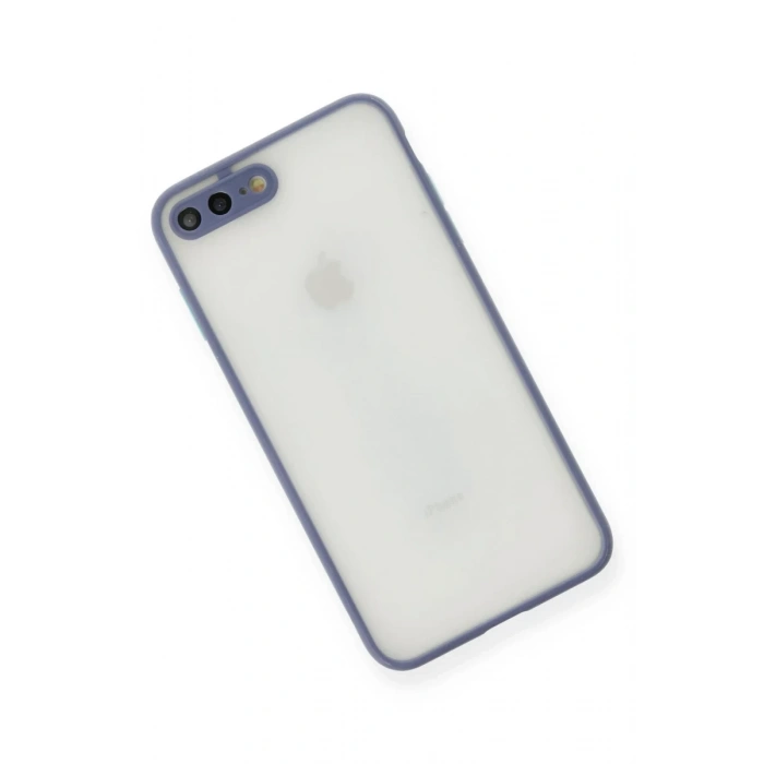 Apple iPhone 7 Plus Uyumlu Kılıf Montreal Silikon Kapak - Gri
