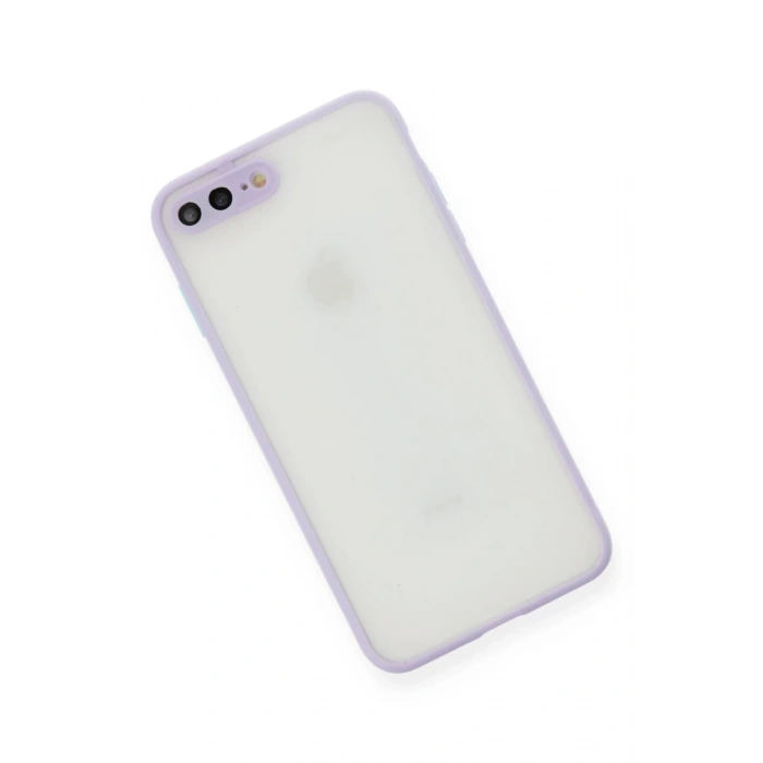 Apple iPhone 7 Plus Uyumlu Kılıf Montreal Silikon Kapak - Mor