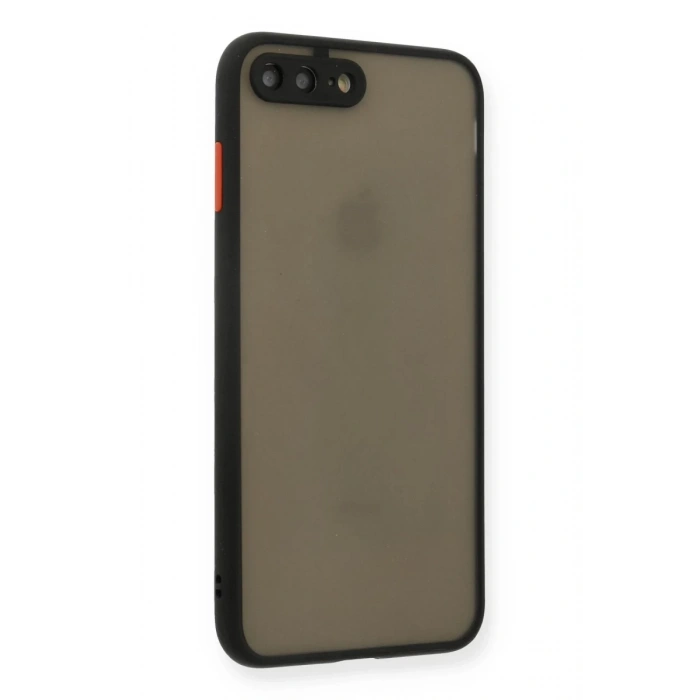 Apple iPhone 7 Plus Uyumlu Kılıf Montreal Silikon Kapak - Siyah