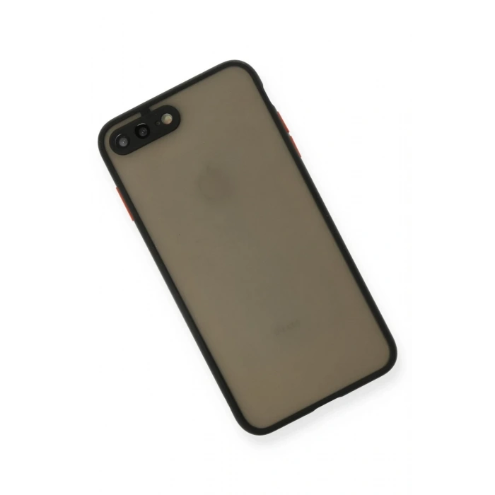 Apple iPhone 7 Plus Uyumlu Kılıf Montreal Silikon Kapak - Siyah