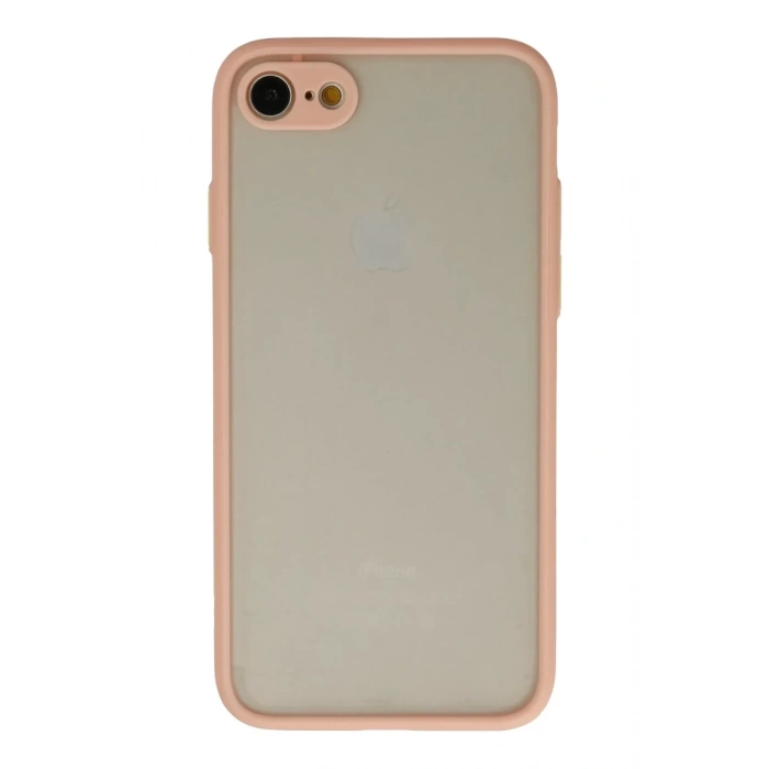 Apple iPhone 7 Uyumlu Kılıf Montreal Silikon Kapak - Pembe