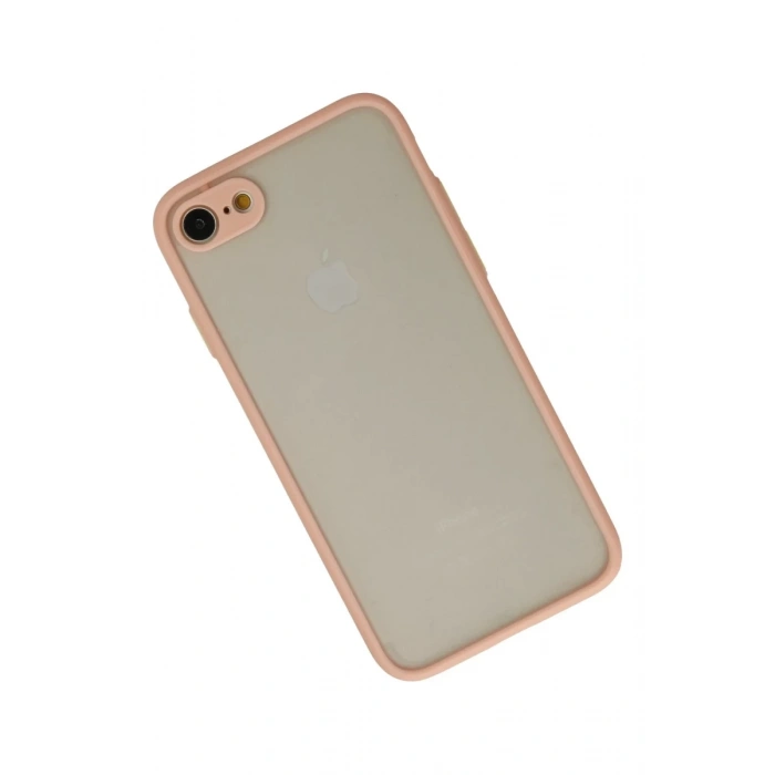 Apple iPhone 7 Uyumlu Kılıf Montreal Silikon Kapak - Pembe