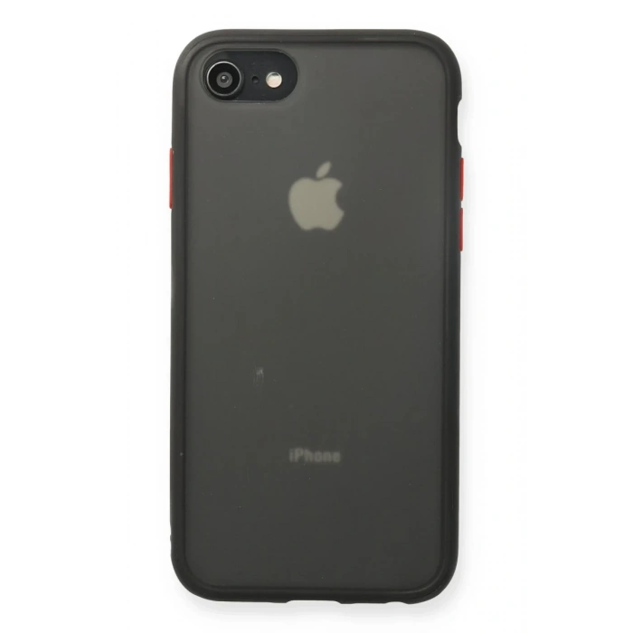 Apple iPhone 7 Uyumlu Kılıf Montreal Silikon Kapak - Siyah