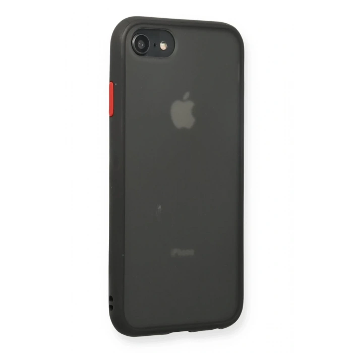 Apple iPhone 7 Uyumlu Kılıf Montreal Silikon Kapak - Siyah