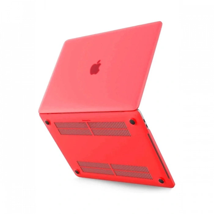 Apple Macbook Pro 13 2020 Macbook Buzlu Kapak - Kırmızı