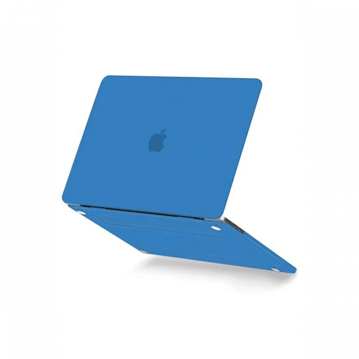Apple Macbook Pro 13 2020 Macbook Buzlu Kapak - Mavi