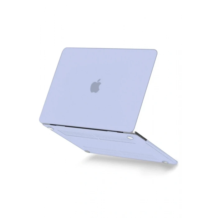 Apple Macbook Pro 13 2021 Macbook Buzlu Kapak - Lila