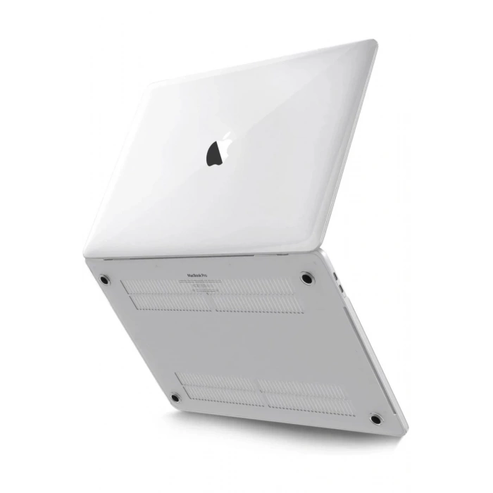 Apple Macbook Pro 16.2 2021 Macbook Buzlu Kapak - Şeffaf