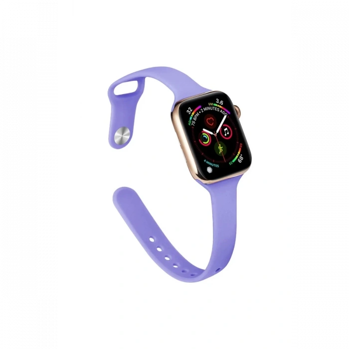 Apple Watch 38mm Uyumlu Klasik Kordon - Mor