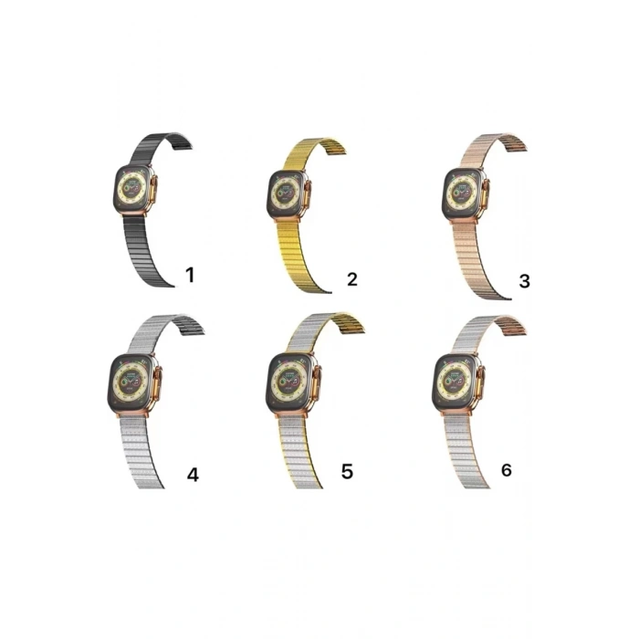 Apple Watch 38mm Uyumlu Made Metal Kordon - Gümüş