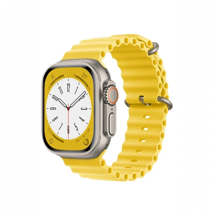 Apple Watch 38mm Uyumlu Ocean Kordon - Sarı