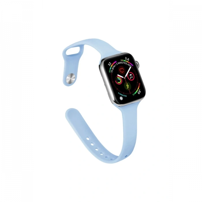 Apple Watch 42mm Uyumlu Klasik Kordon - Mavi