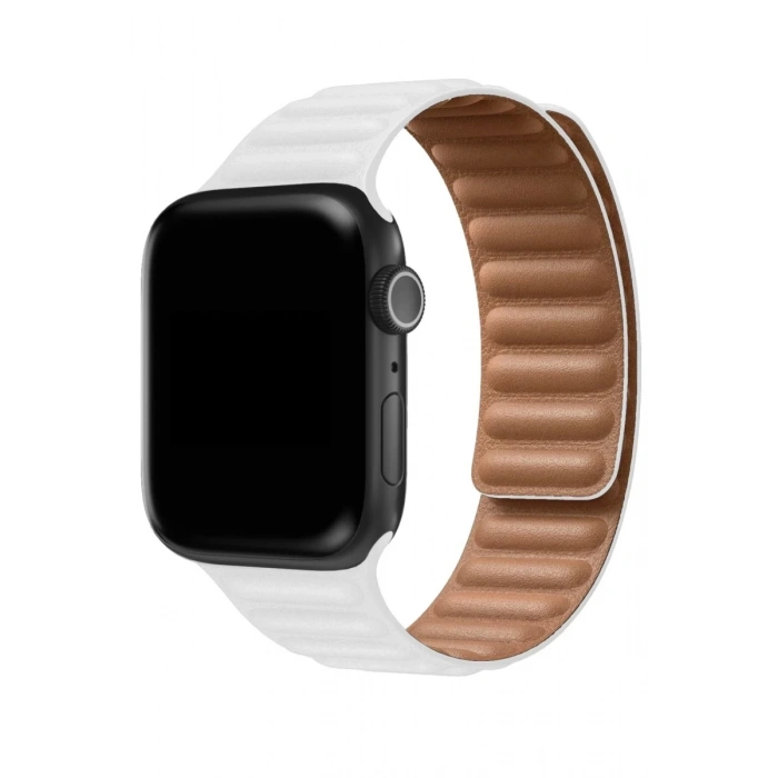 Apple Watch 42mm Uyumlu Loop Kordon - Beyaz