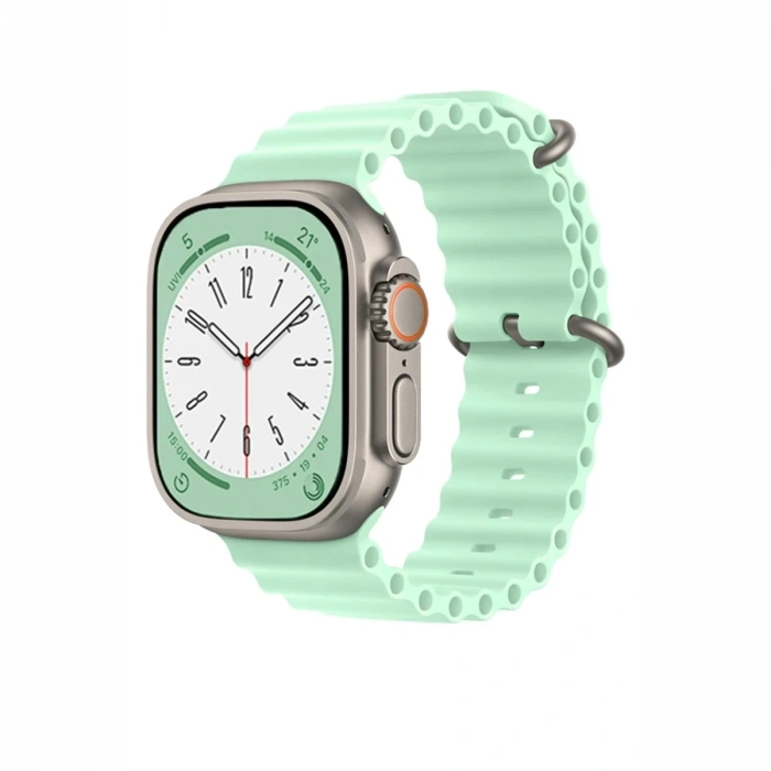 Apple Watch 42mm Uyumlu Ocean Kordon - Açık Yeşil