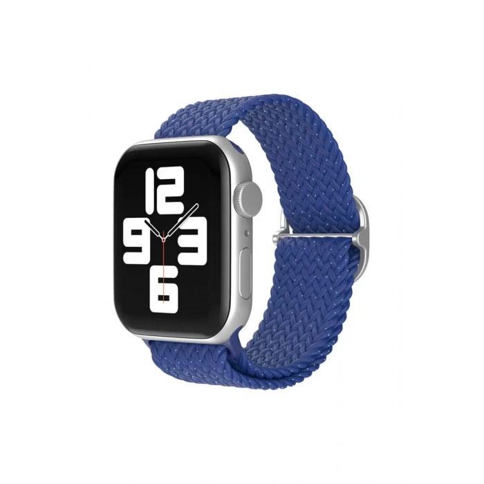Apple Watch 42mm Uyumlu Star Kordon - Benekli Mavi