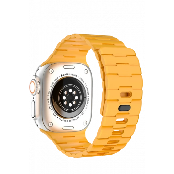 Apple Watch Ultra 49mm Uyumlu Wowen Kordon - Sarı