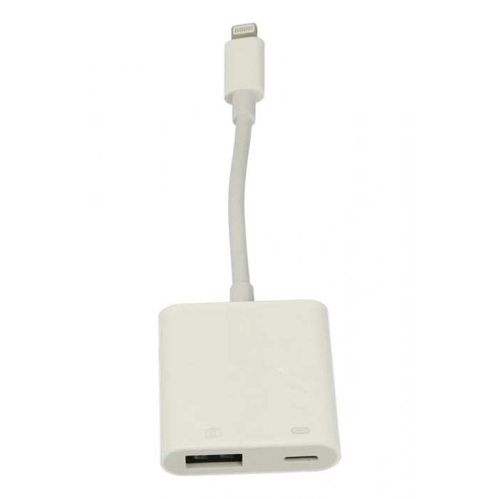 APR22 Iphone Otg 2in1 - Beyaz